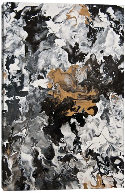 Abstract Marble Acrylic Glam I Canvas Art Print - Anita's & Bella's Art