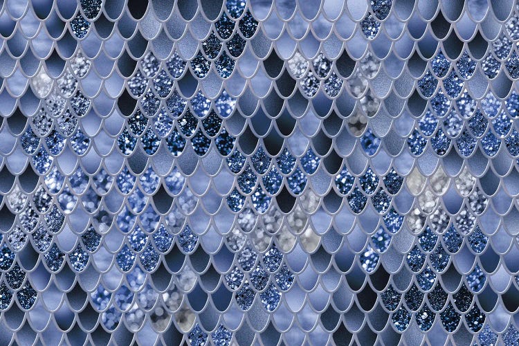Mermaid Scales Glam VIII by Anita's & Bella's Art wall art