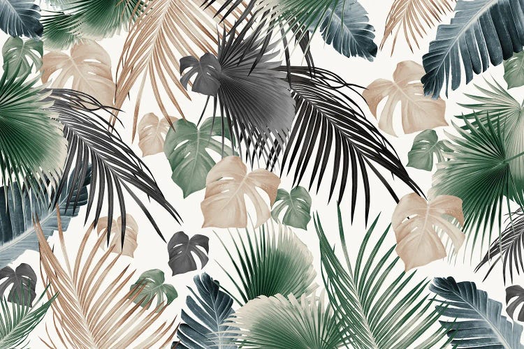 Tropical Jungle Leaves XIII Dream by Anita's & Bella's Art wall art