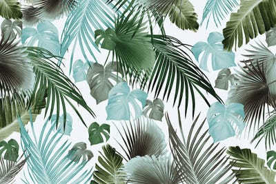 Tropical Jungle Leaves XIV Dream by Anita's & Bella's Art framed wall art