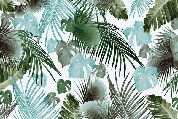 Anita's & Bella's Art: Tropical Jungle Leaves XIV Dream by Anita's & Bella's Art