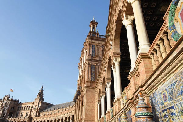 Anita's & Bella's Art: Plaza De Espana, Seville II by Anita's & Bella's Art