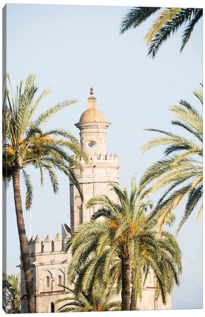 Torre Del Oro In Seville I Canvas Art Print - Seville