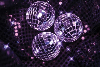 Disco Balls Glam XIV by Anita's & Bella's Art framed wall art
