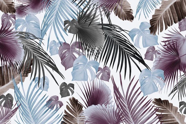Anita's & Bella's Art: Tropical Jungle Leaves XV Dream by Anita's & Bella's Art