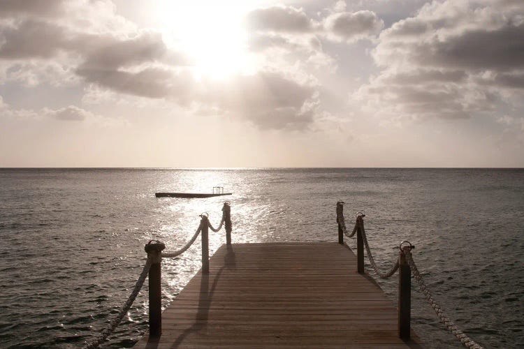 Sunset At Caribbean Beach I