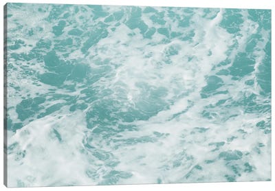 Caribbean Sea Waves I Canvas Art Print - Aerial Photography