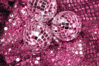 Disco Balls Glam XV by Anita's & Bella's Art framed wall art