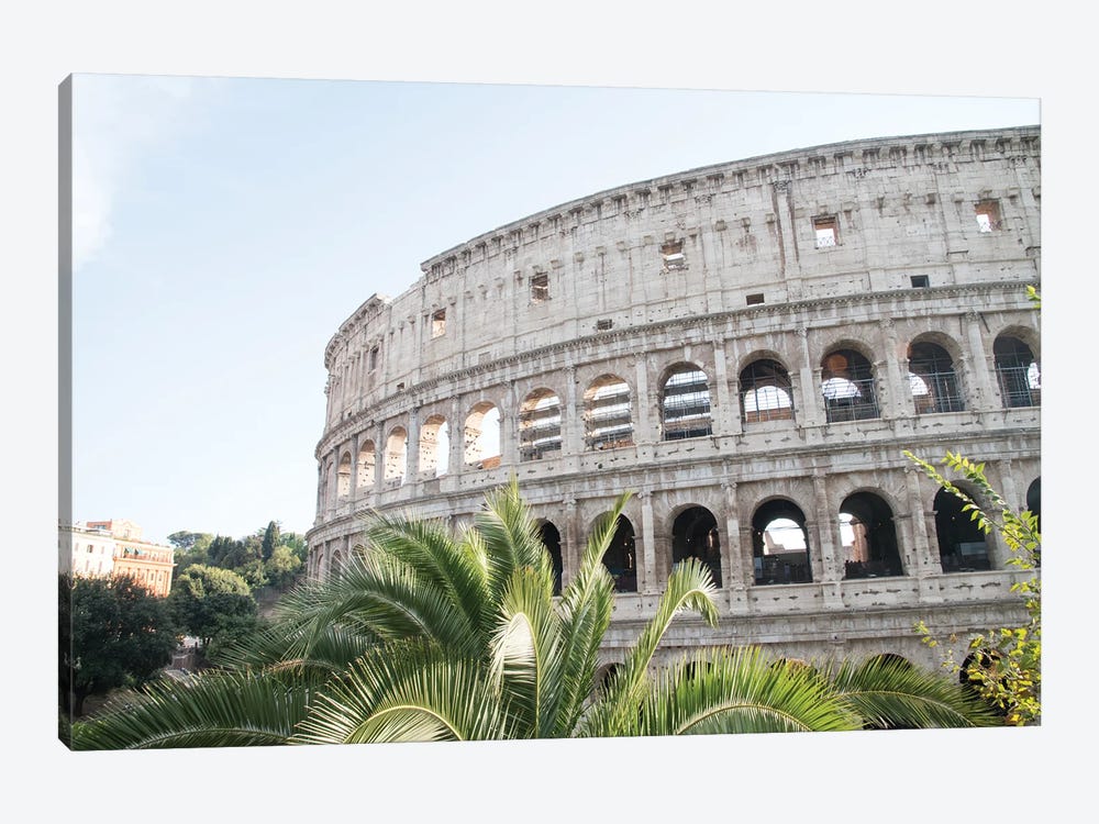 Colosseum In Rome With Palm III by Anita's & Bella's Art 1-piece Art Print