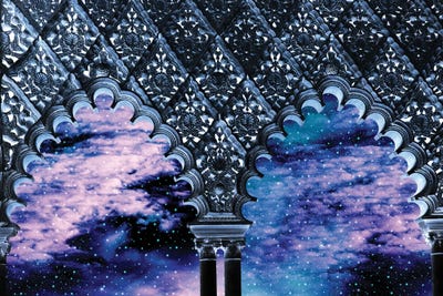 Nebula Dream Arches II by Anita's & Bella's Art art print