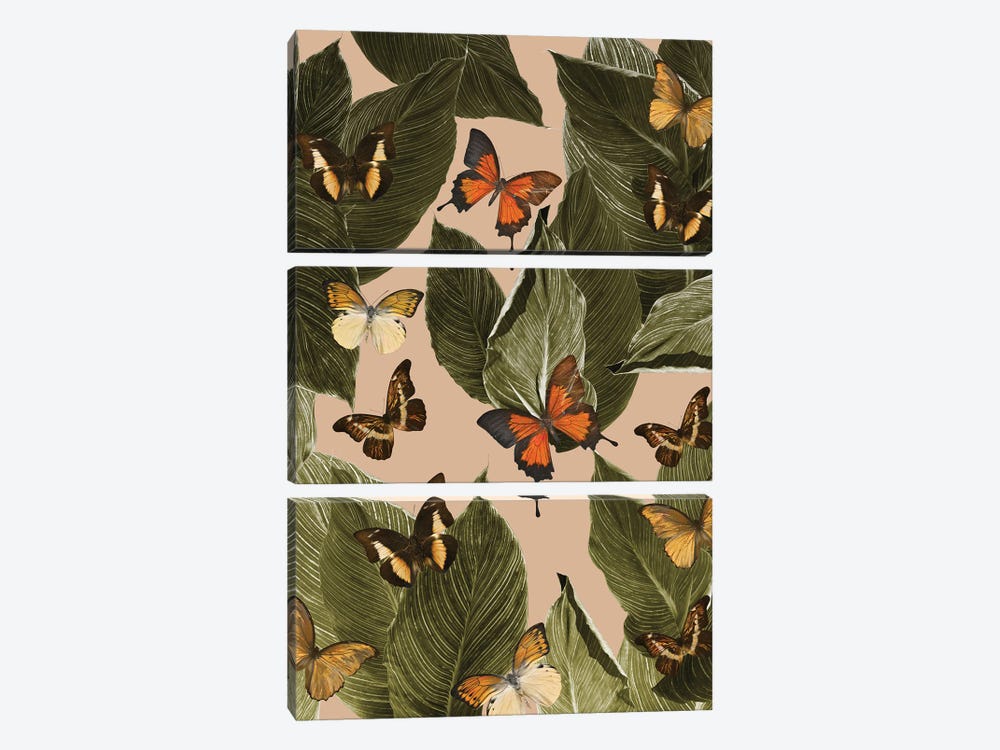 Butterfly Jungle Delight I by Anita's & Bella's Art 3-piece Art Print