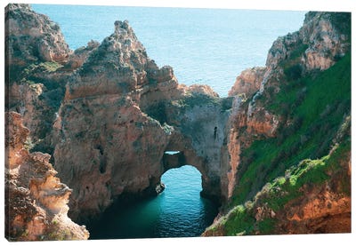 Algarve Arch Dream I Canvas Art Print - Cliff Art