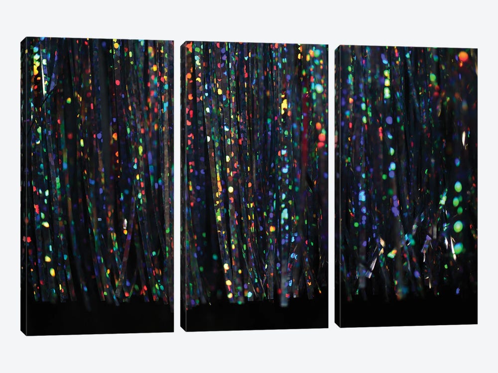 Holographic Tinsel Glam I by Anita's & Bella's Art 3-piece Canvas Art Print