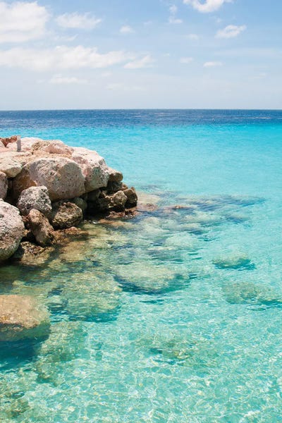 Rocky Beaches: Caribbean Ocean Dream I by Anita's & Bella's Art