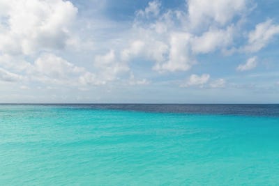 Dreamy Cloudy Ocean Bliss II by Anita's & Bella's Art framed wall art