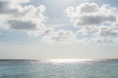 Dreamy Cloudy Ocean Bliss I by Anita's & Bella's Art framed wall art