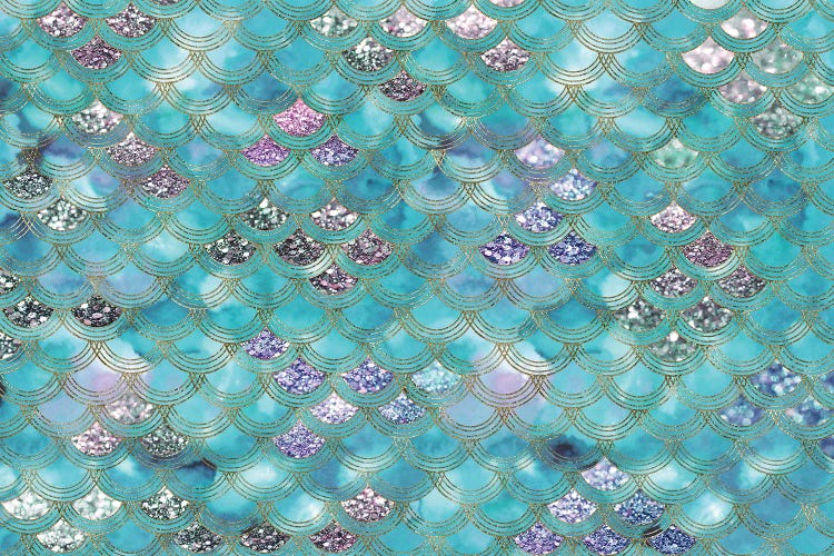 Oceanic Mermaid Scales Dream I by Anita's & Bella's Art wall art