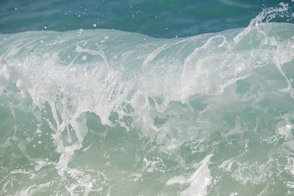 Anita's & Bella's Art: Caribbean Wave Rush I by Anita's & Bella's Art