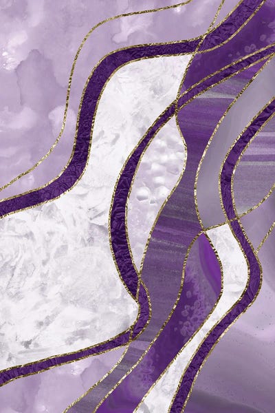 Anita's & Bella's Art: Marble Agate Gold Glam III by Anita's & Bella's Art