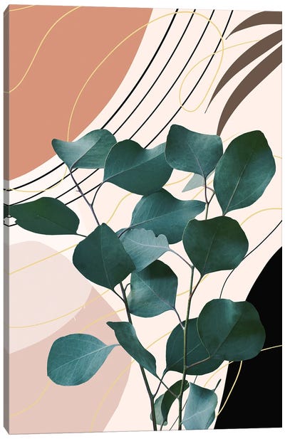 Eucalyptus Glam I Canvas Art Print - Eucalyptus Art