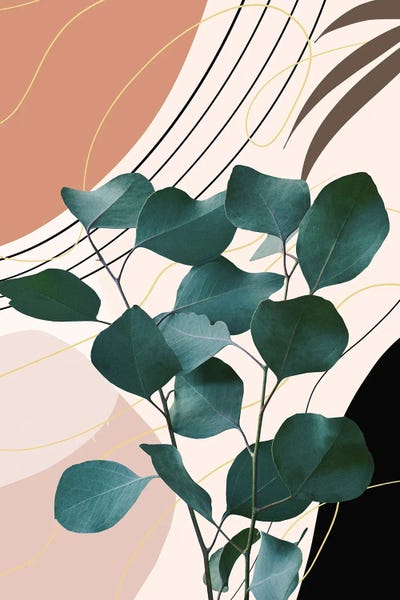 Anita's & Bella's Art: Eucalyptus Glam I by Anita's & Bella's Art