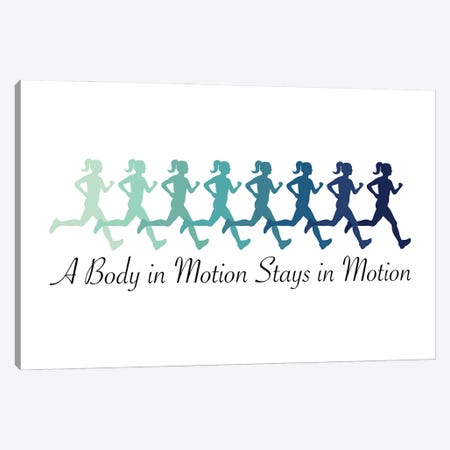 Body In Motion Canvas Print #ABN12} by Alyssa Banta Art Print