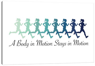 Body In Motion Canvas Art Print