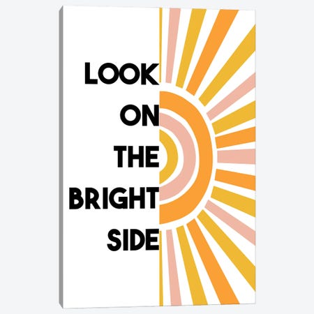 Look On The Bright Side Canvas Print #ABN13} by Alyssa Banta Canvas Print