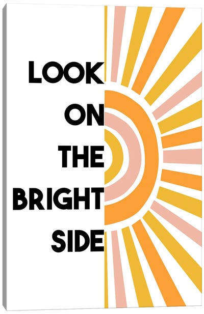 Look On The Bright Side Canvas Art Print - Healing Art