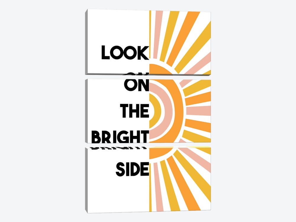 Look On The Bright Side by Alyssa Banta 3-piece Art Print