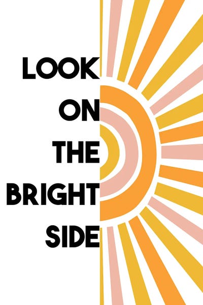 Inspirational Office: Look On The Bright Side by Alyssa Banta