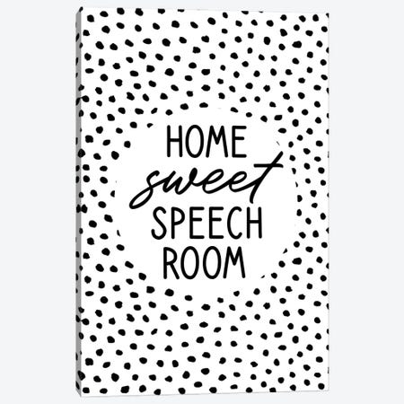 Home Sweet Speech Room Canvas Print #ABN34} by Alyssa Banta Canvas Art