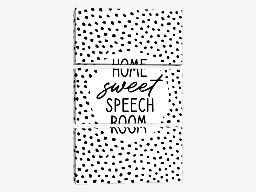 Home Sweet Speech Room by Alyssa Banta 3-piece Canvas Art