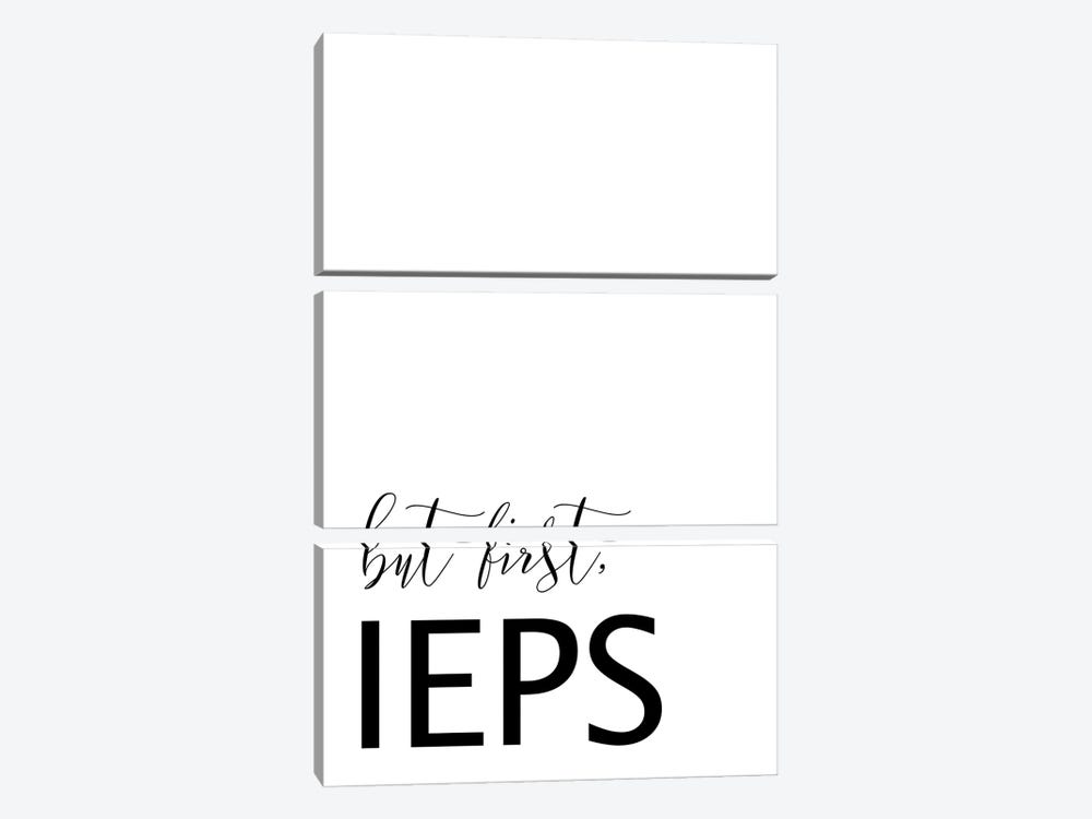 But First, IEPs by Alyssa Banta 3-piece Canvas Print