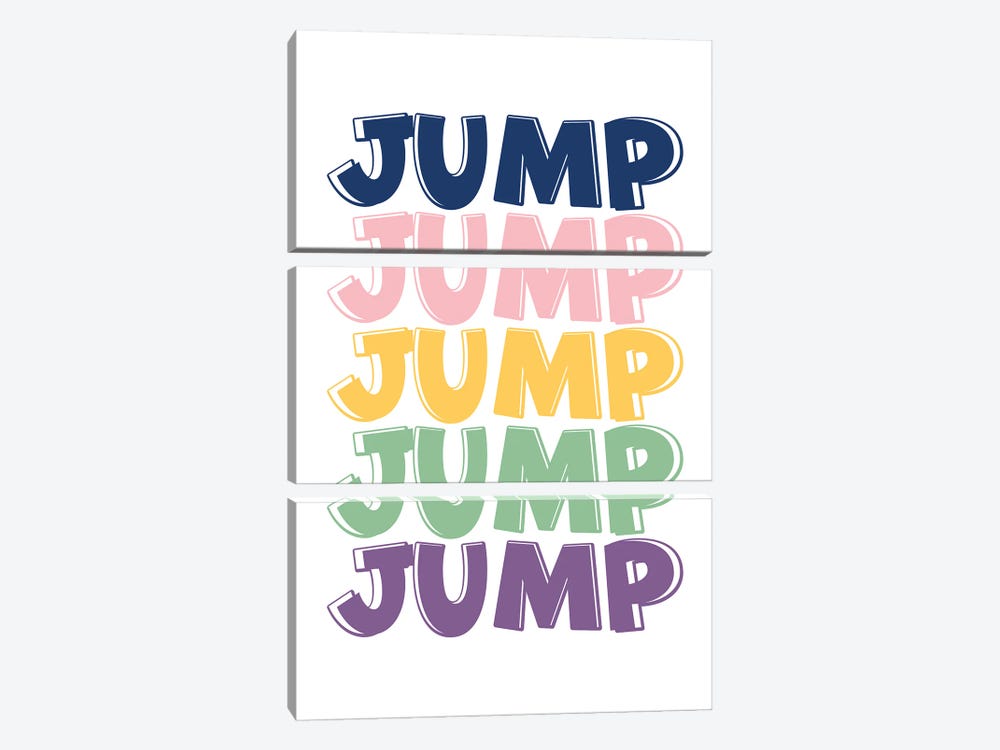 Jump by Alyssa Banta 3-piece Canvas Art Print