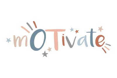 Neutral Motivate by Alyssa Banta framed wall art