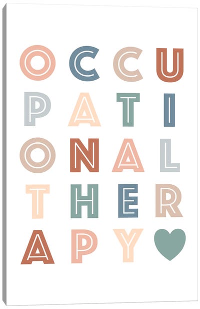 Block Occupational Therapy Canvas Art Print