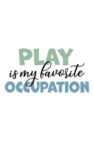 Play Occupation by Alyssa Banta canvas print