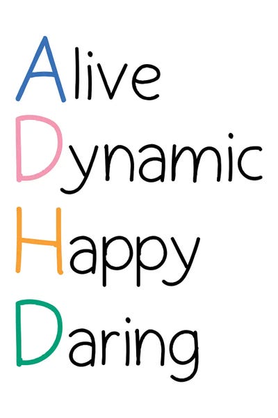 Neurodiversity: ADHD Poster by Alyssa Banta