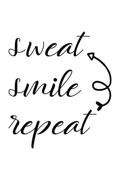 Inspirational Office: Sweat Smile Repeat by Alyssa Banta