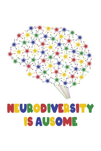 Neurodiversity Is Ausome by Alyssa Banta canvas print