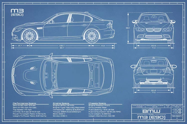 BMW M3 (E90) Blueprint