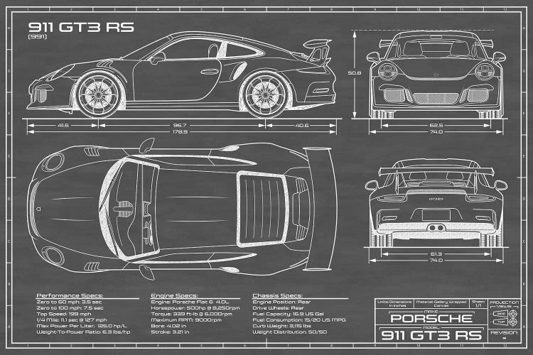 Porsche 911 GT3 RS (991) | Black