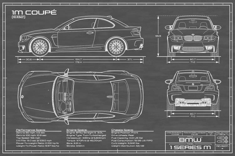 BMW 1M Coupe (F82) | Black