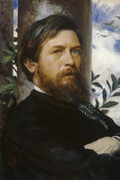 Romanticism: Self-Portrait by Arnold Böcklin