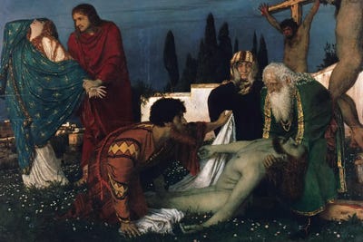 The Deposition - Wga03027 by Arnold Böcklin canvas print