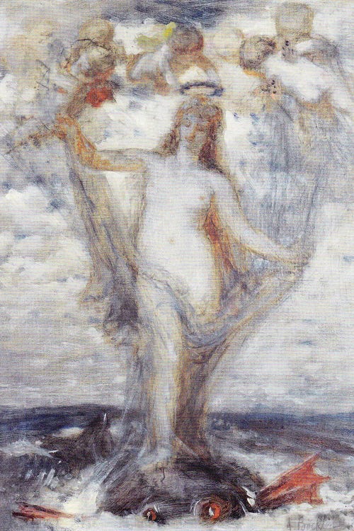 Arnold Böcklin: Venus Anadyomene - 1872 by Arnold Böcklin