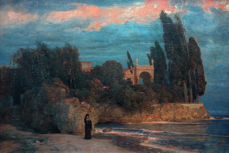 Arnold Böcklin: Villa A Sea by Arnold Böcklin
