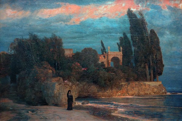 Romanticism: Villa A Sea by Arnold Böcklin