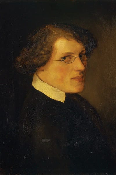 Romanticism: Portrait Of Jakob Mähly As A Student by Arnold Böcklin